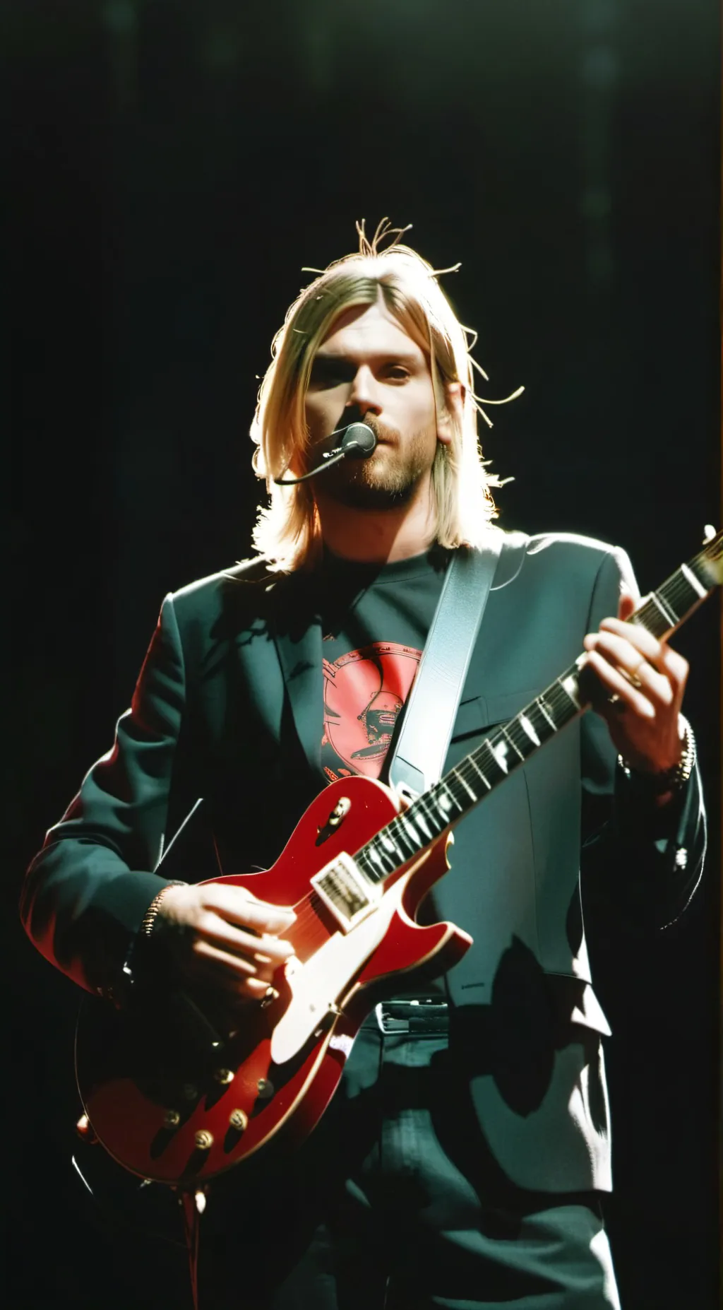 ai character: Kurt Cobain background