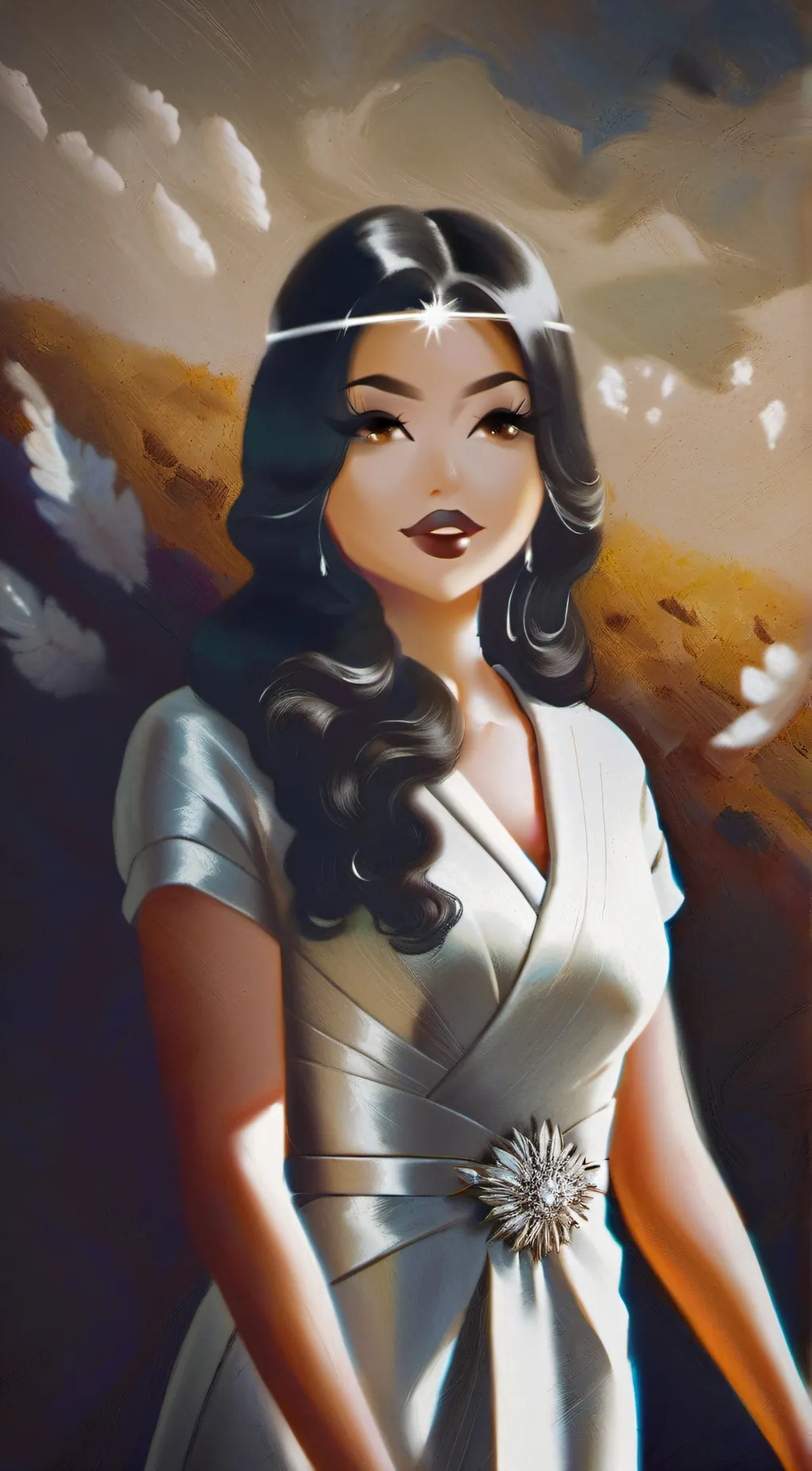 ai character: Evelyn background