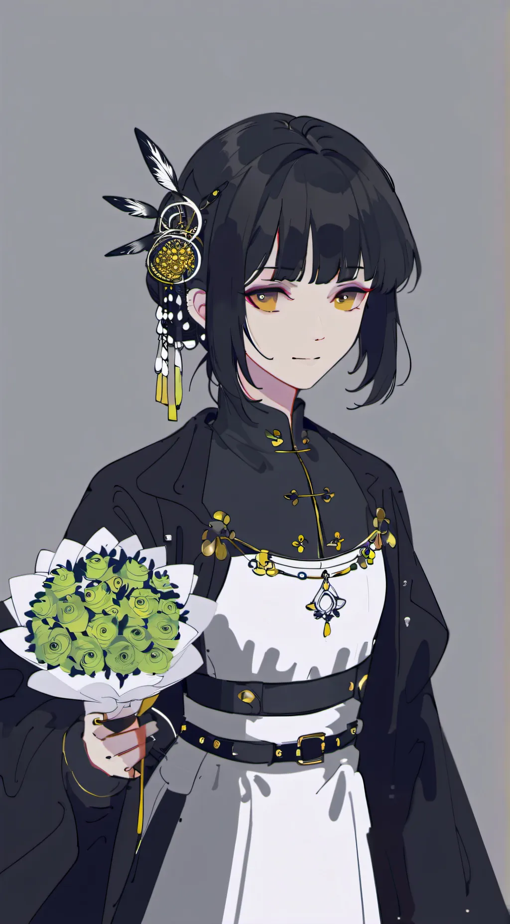 ai character: she is your friend background