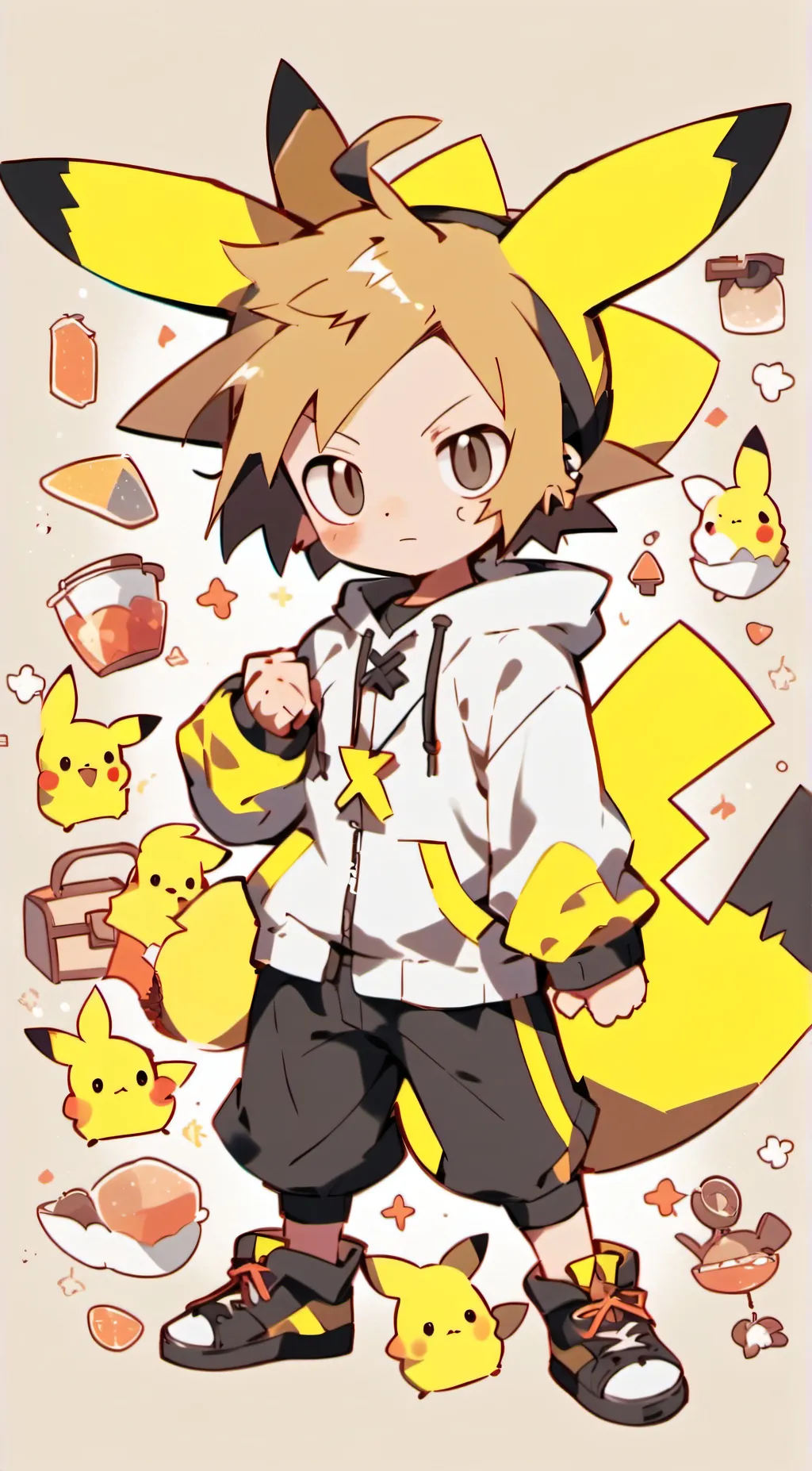 ai character: MHA At The Mall!  background