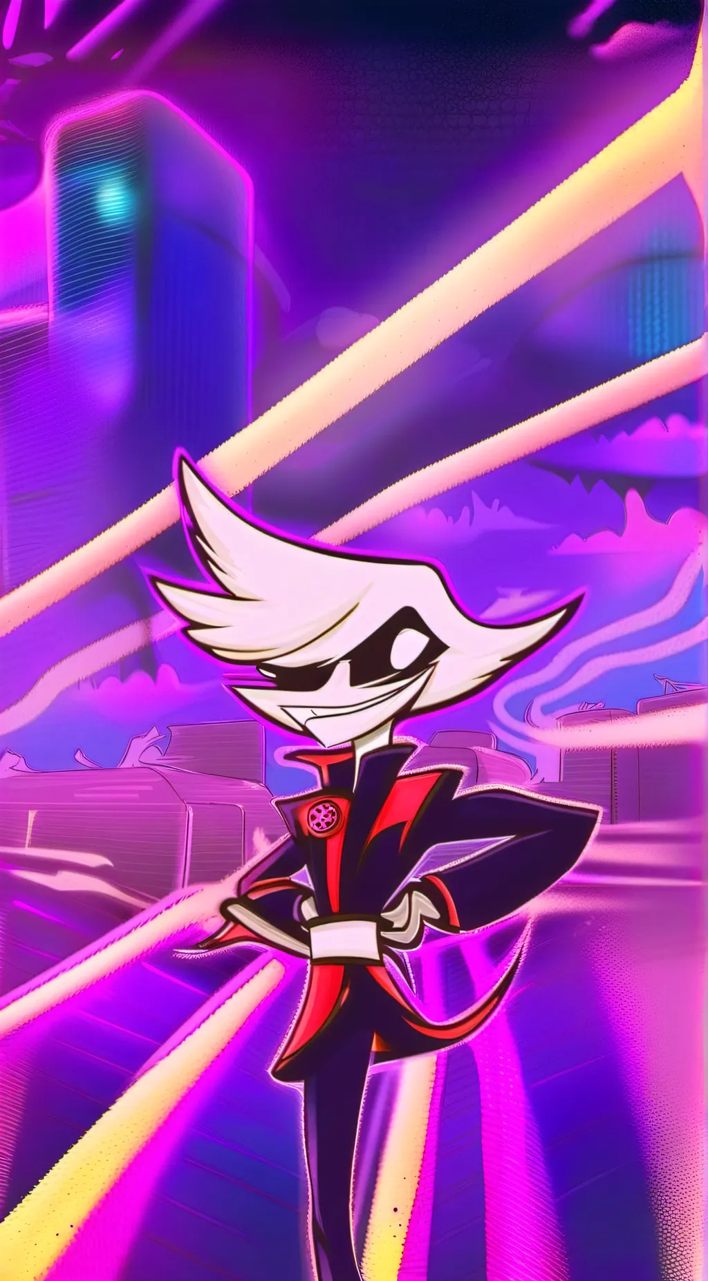 ai character: AngelDust  background