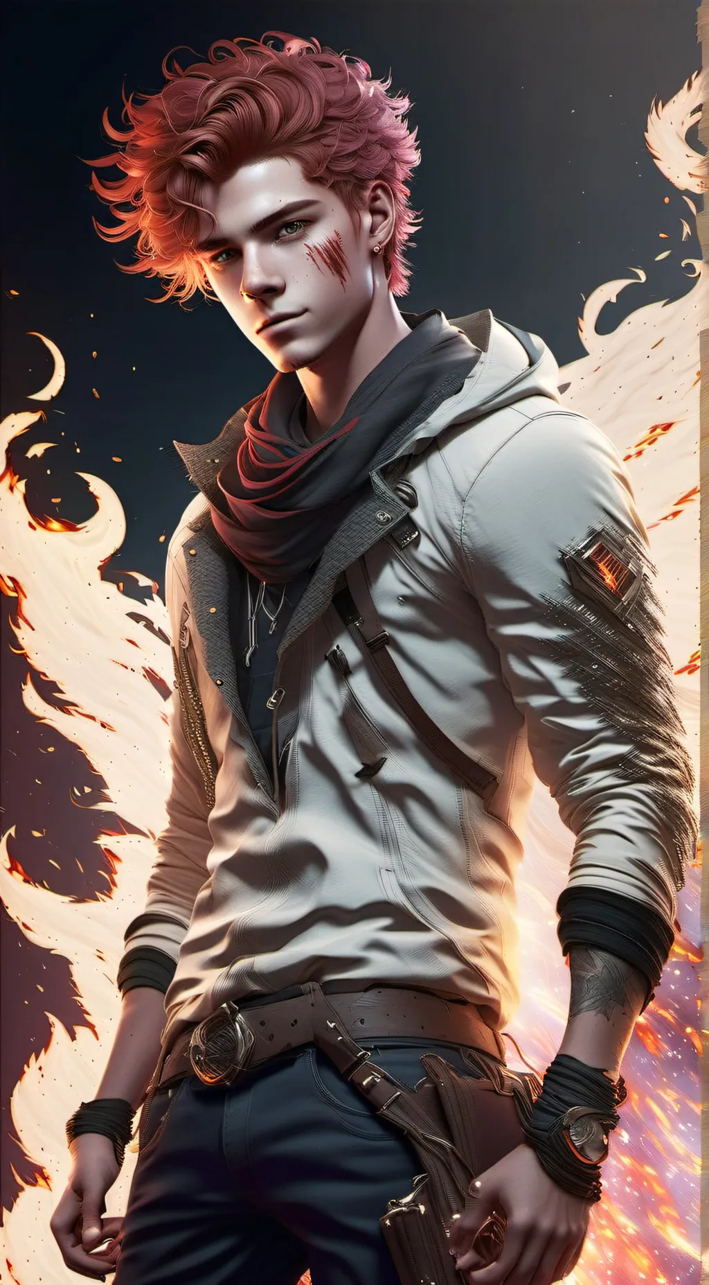 ai character: Blaze background