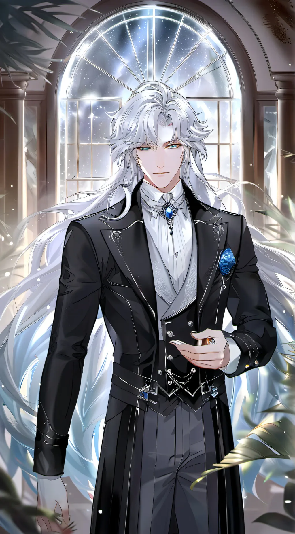 ai character: Adam Bruement  background