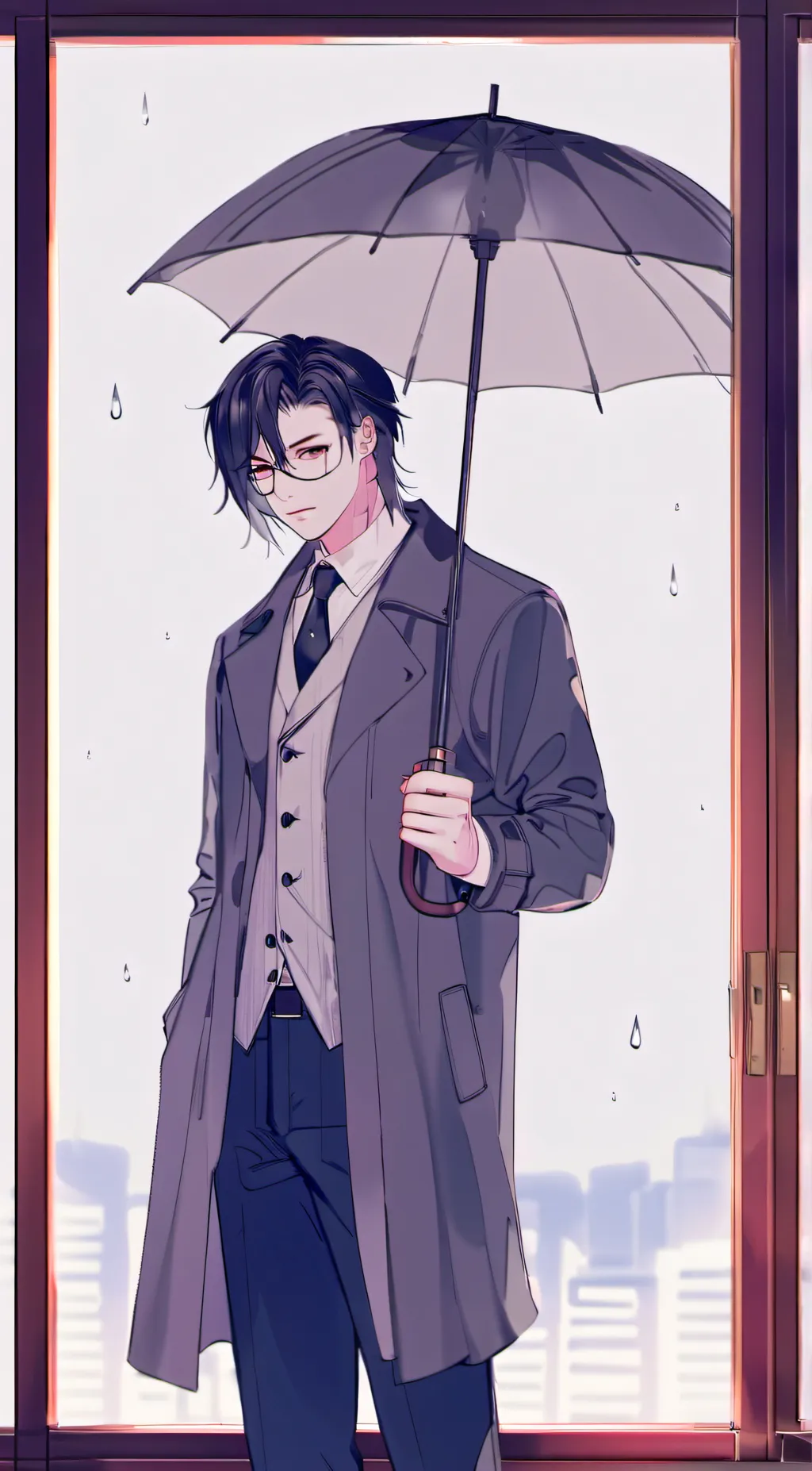 ai character: Oliver  background