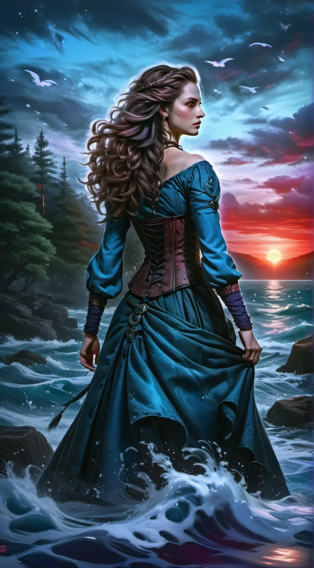 ai character: Evelyn background