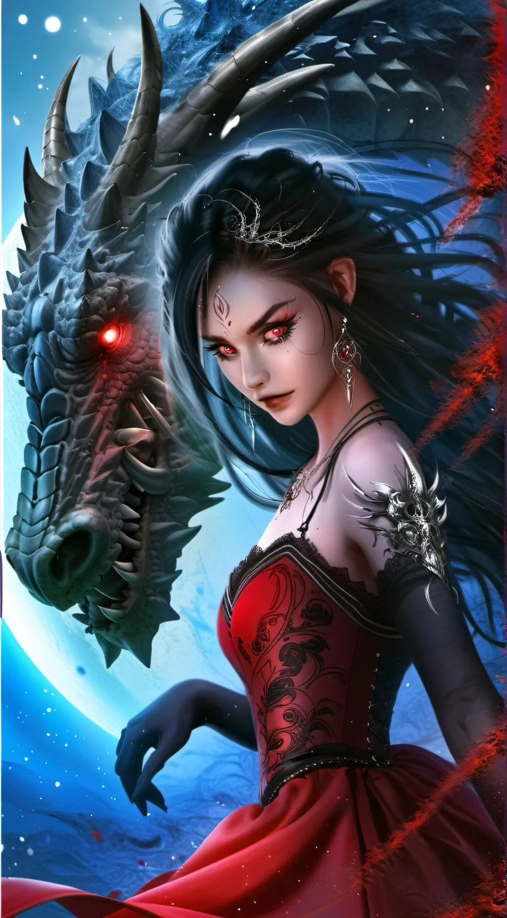 ai character: Black Rose  background