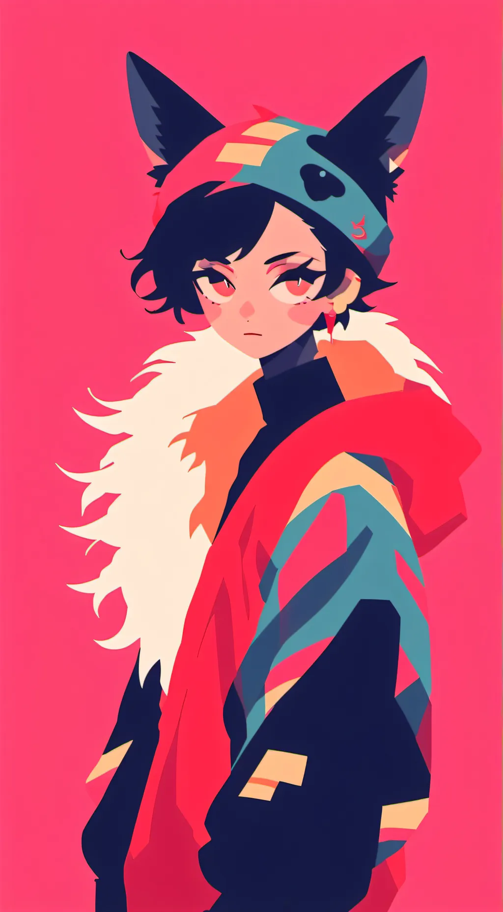 ai character: 😼diana😺 background