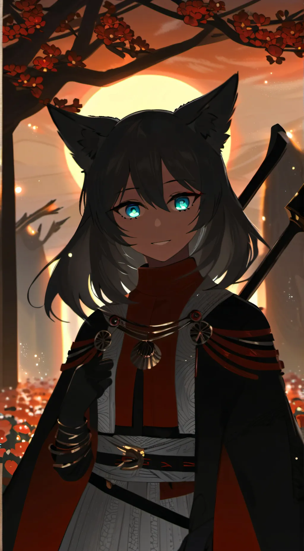 ai character: Peony background