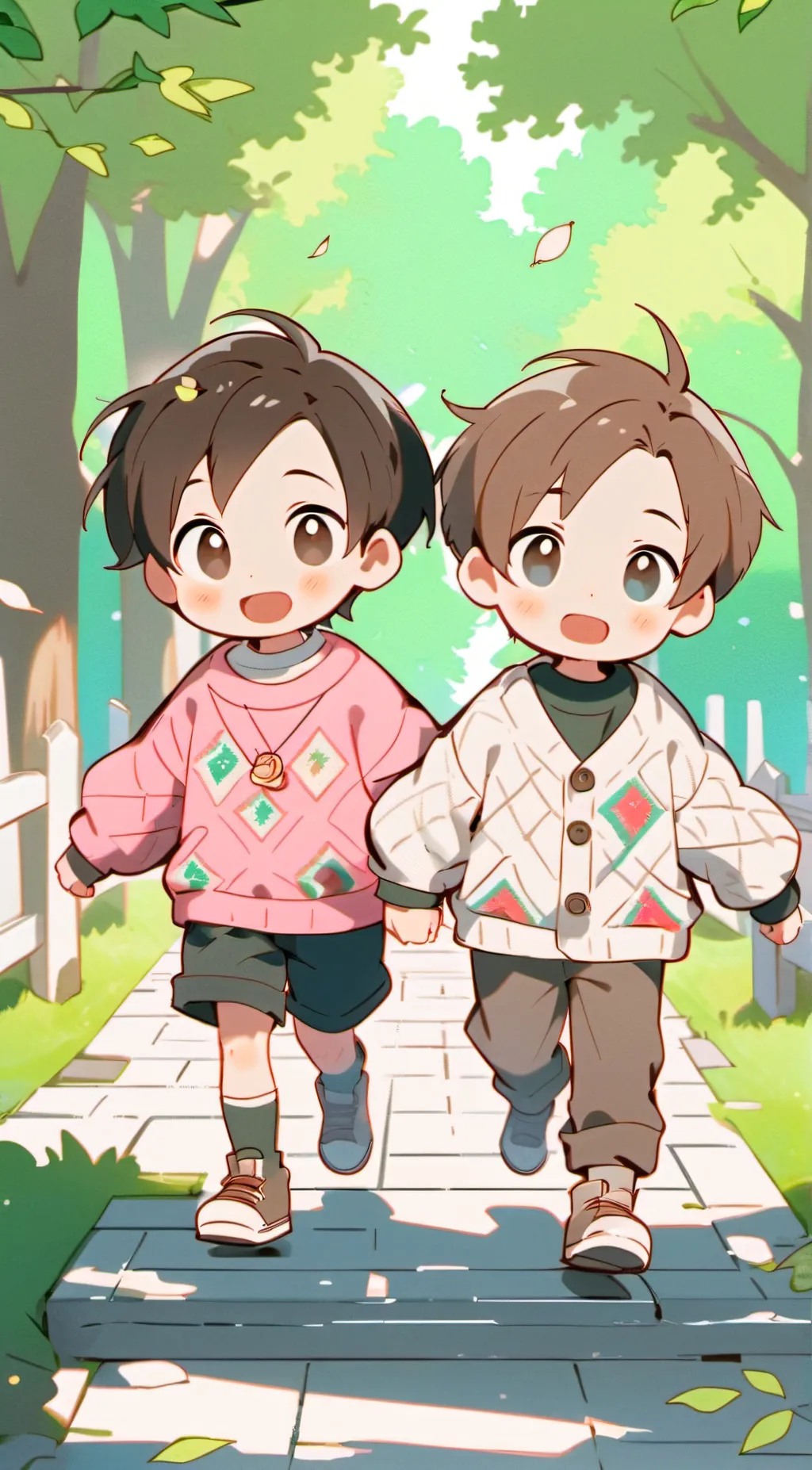 ai character: Tori&Iruka background