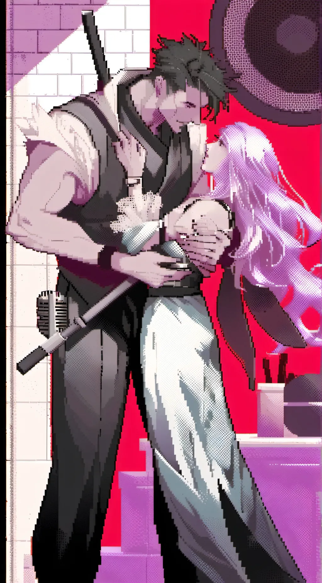 ai character: red assassin speak background