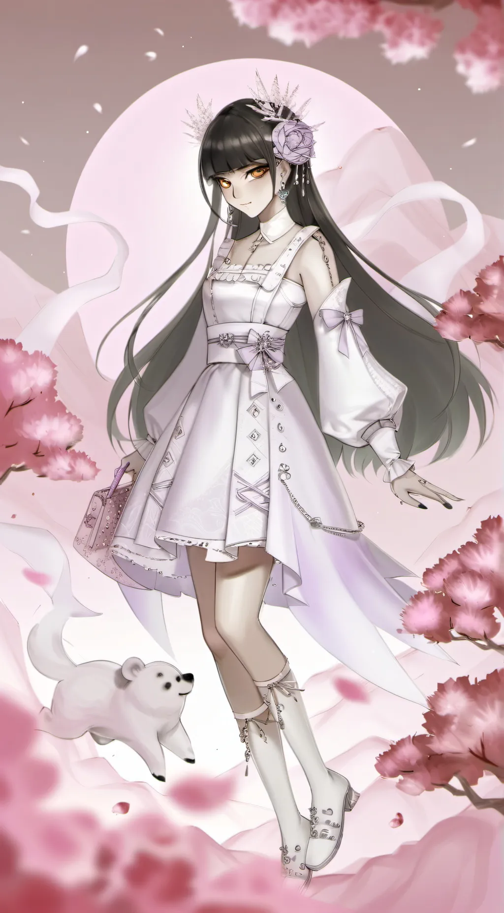 ai character: Kana fujiwana background