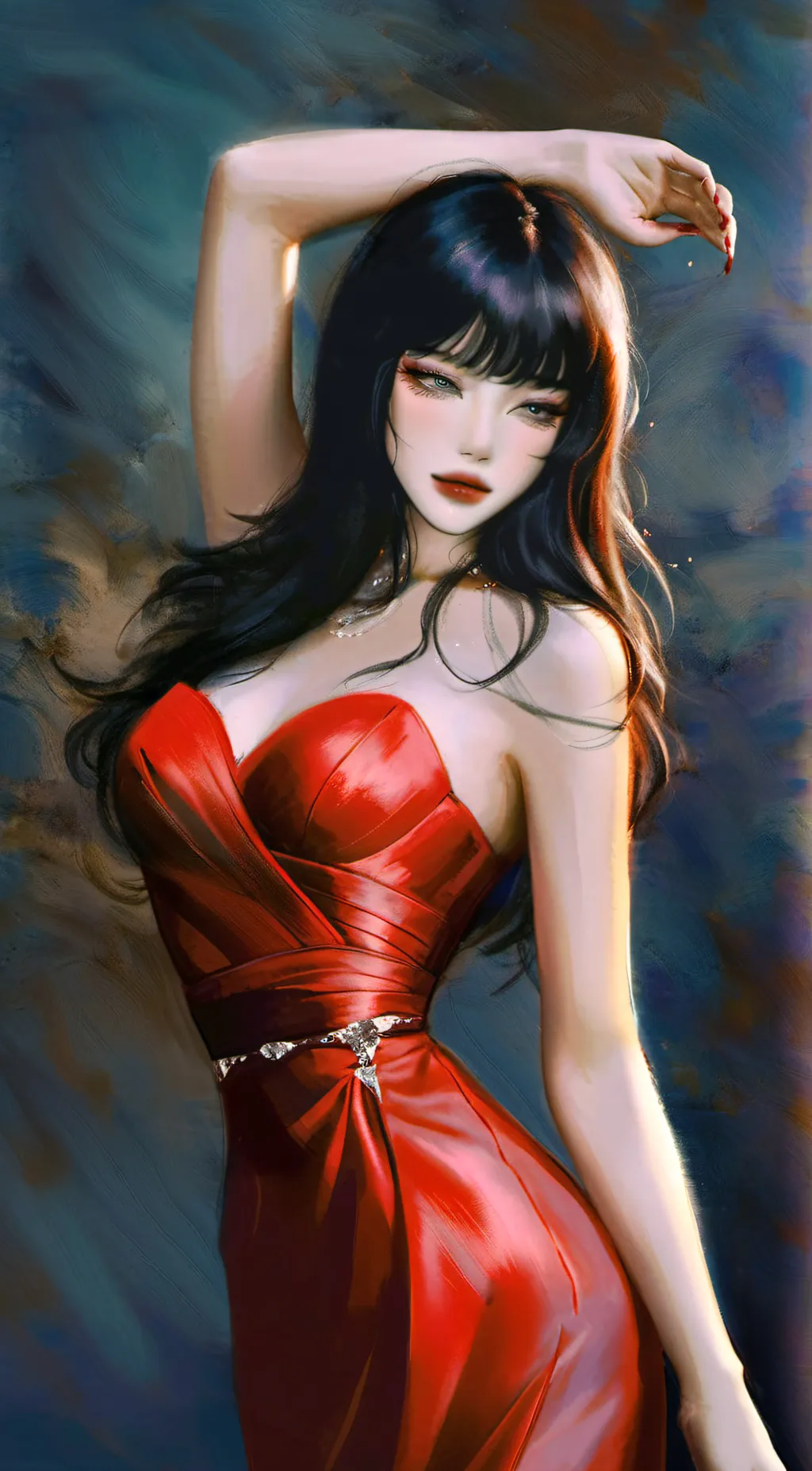 ai character: Cath  background