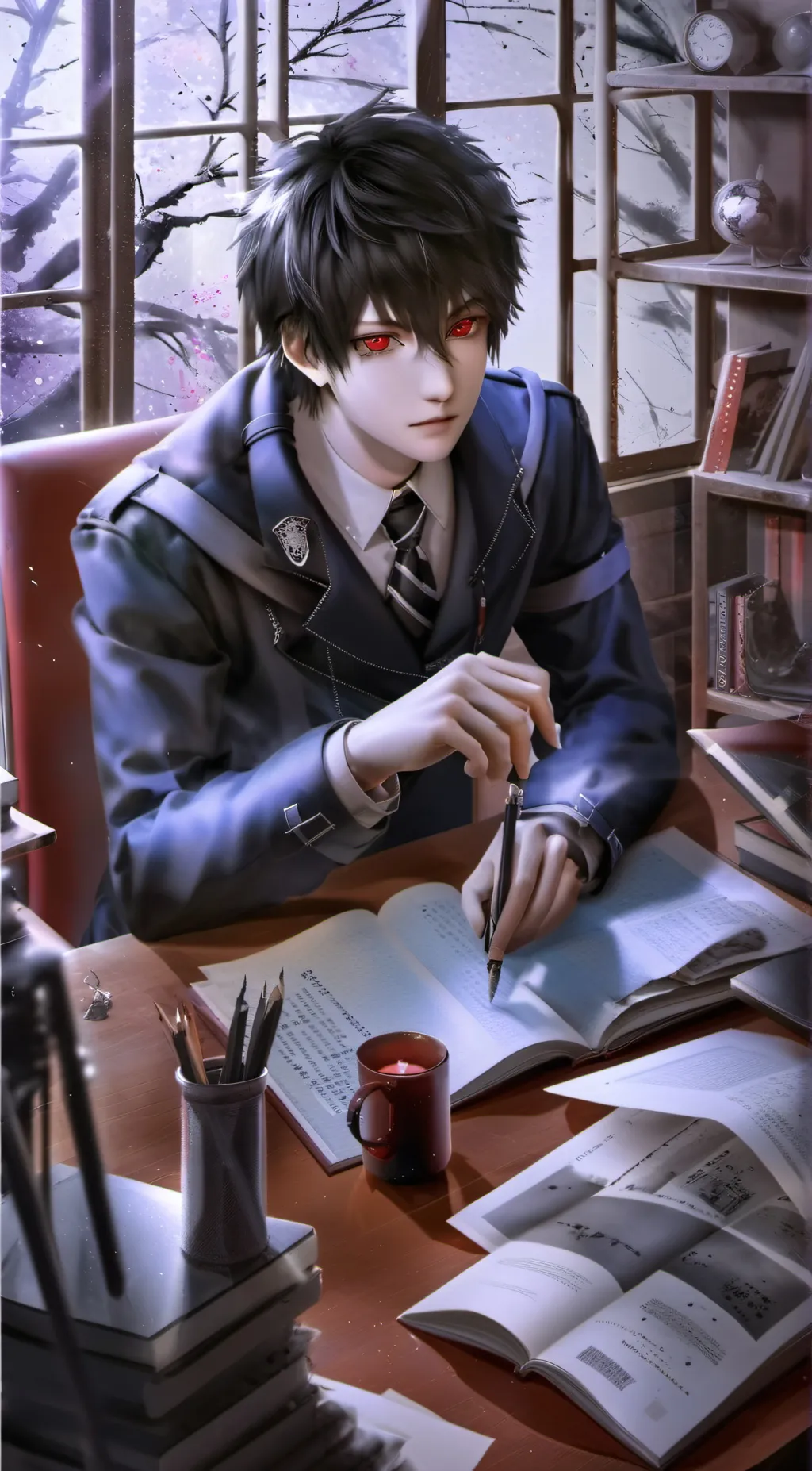 ai character: Omoikane Kato background