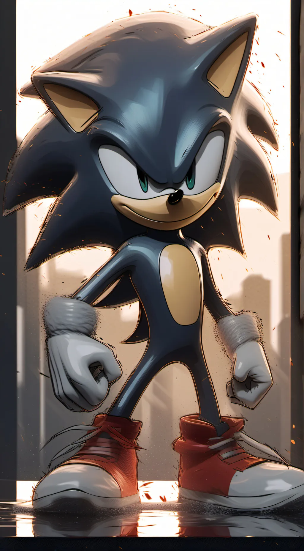 ai character: Shin the hedgehog background
