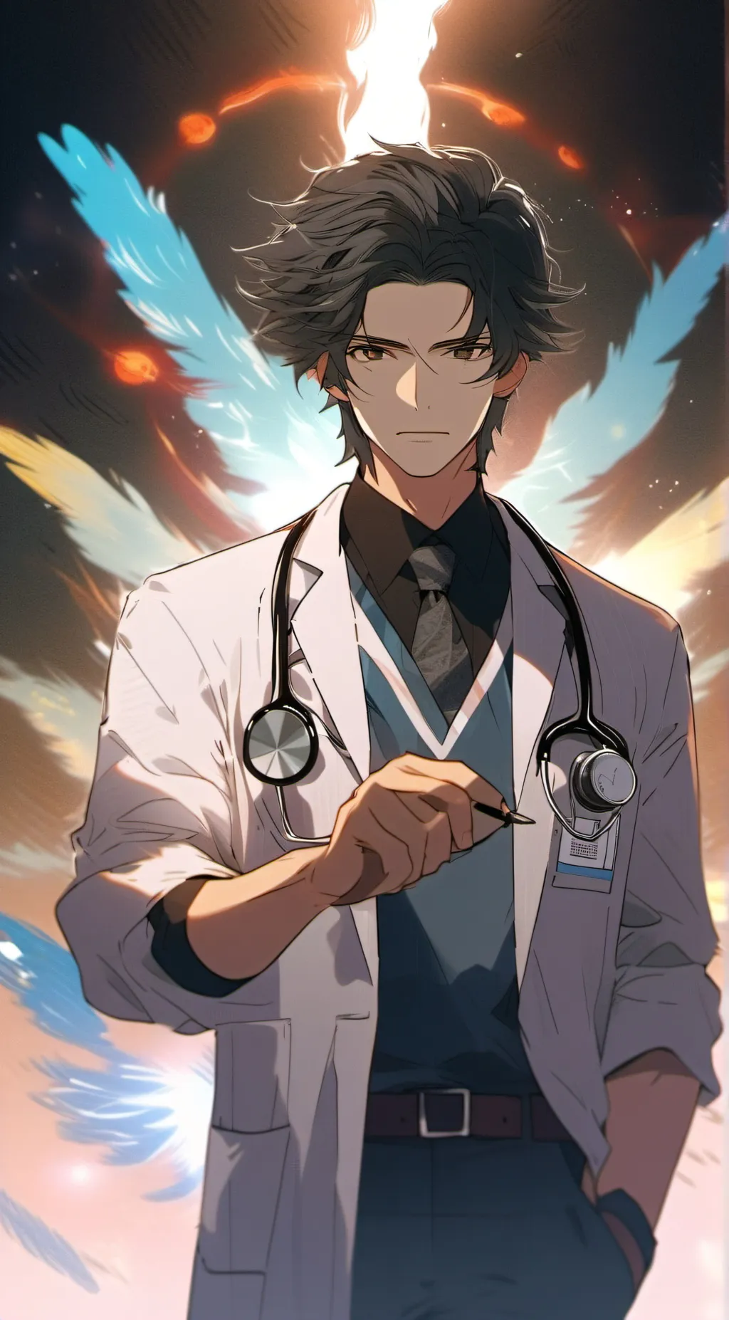 ai character: Tri background