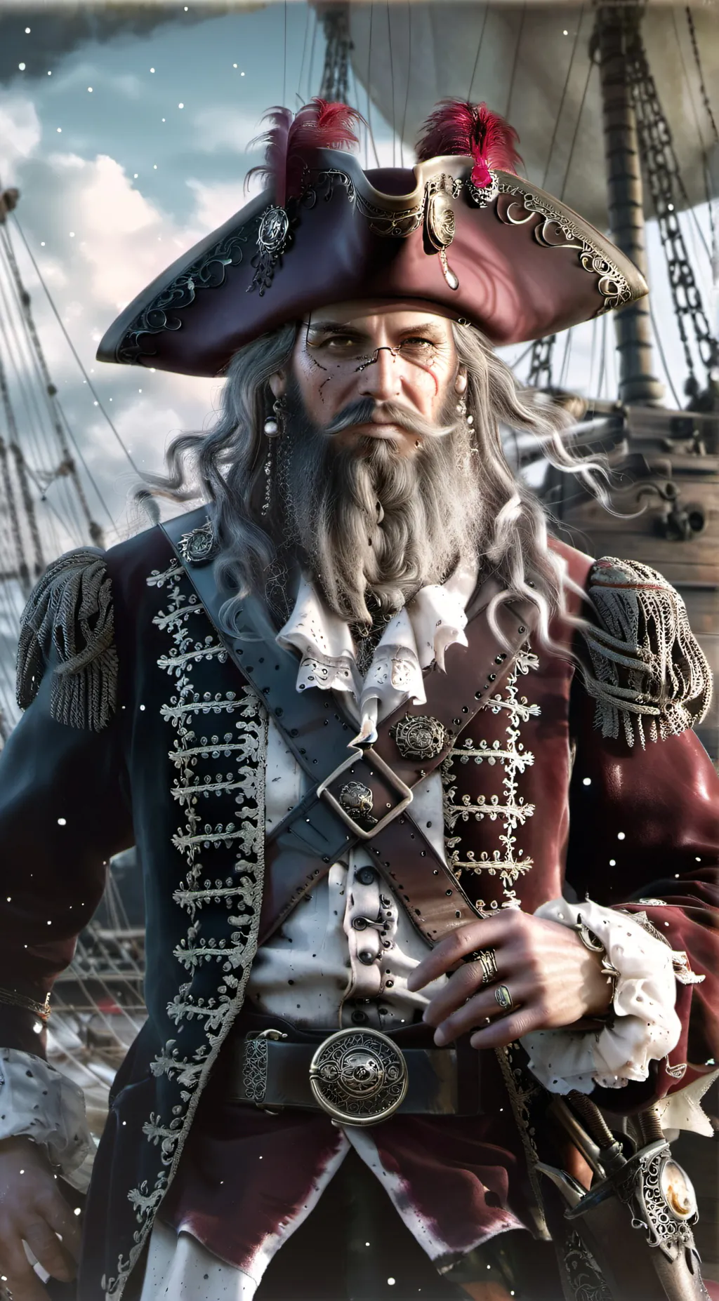 ai character: Captain pain background