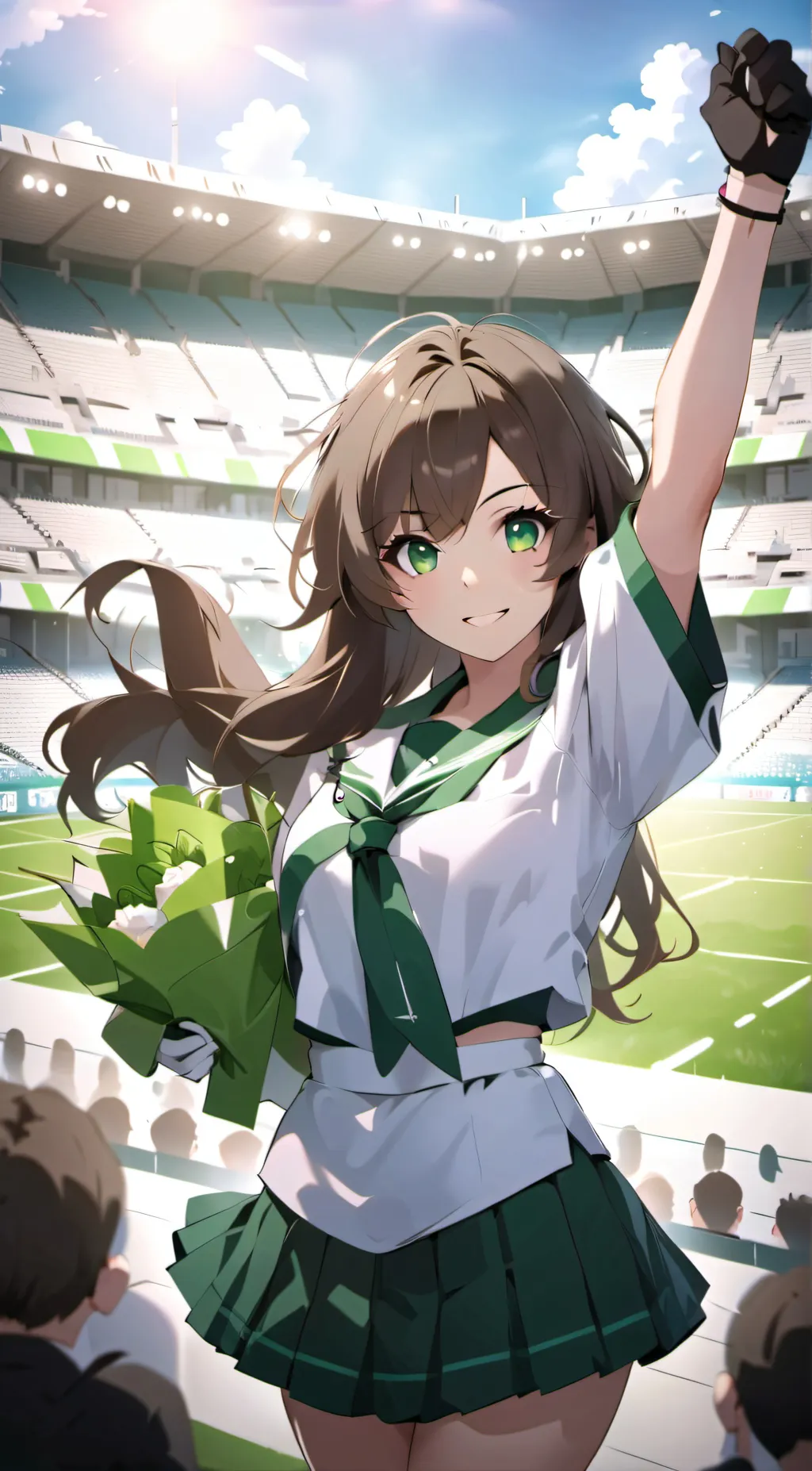 ai character: Sakura background