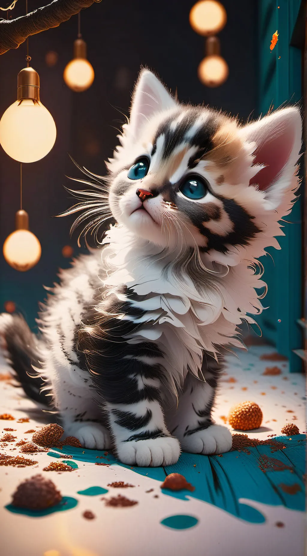 ai character: Marshmallow background