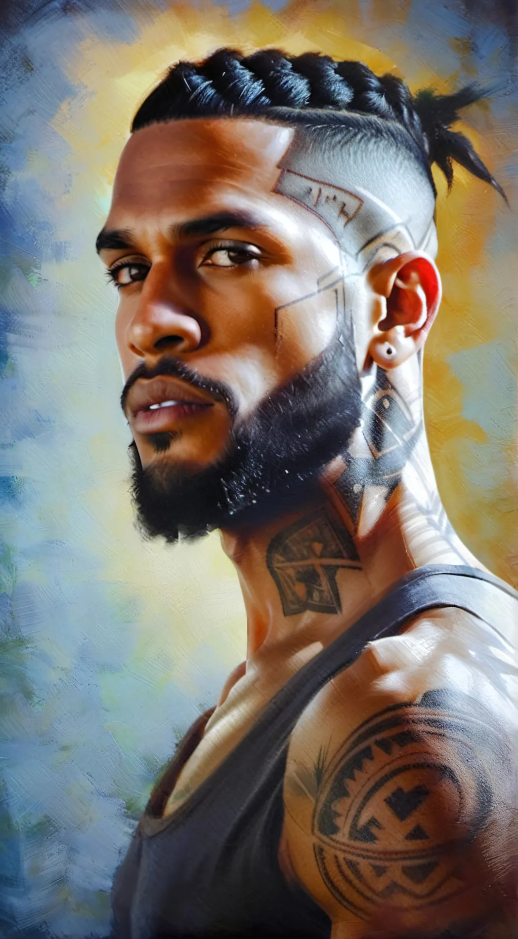 ai character: Demojay background