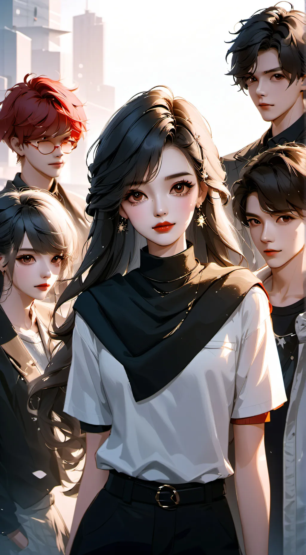 ai character: The group background