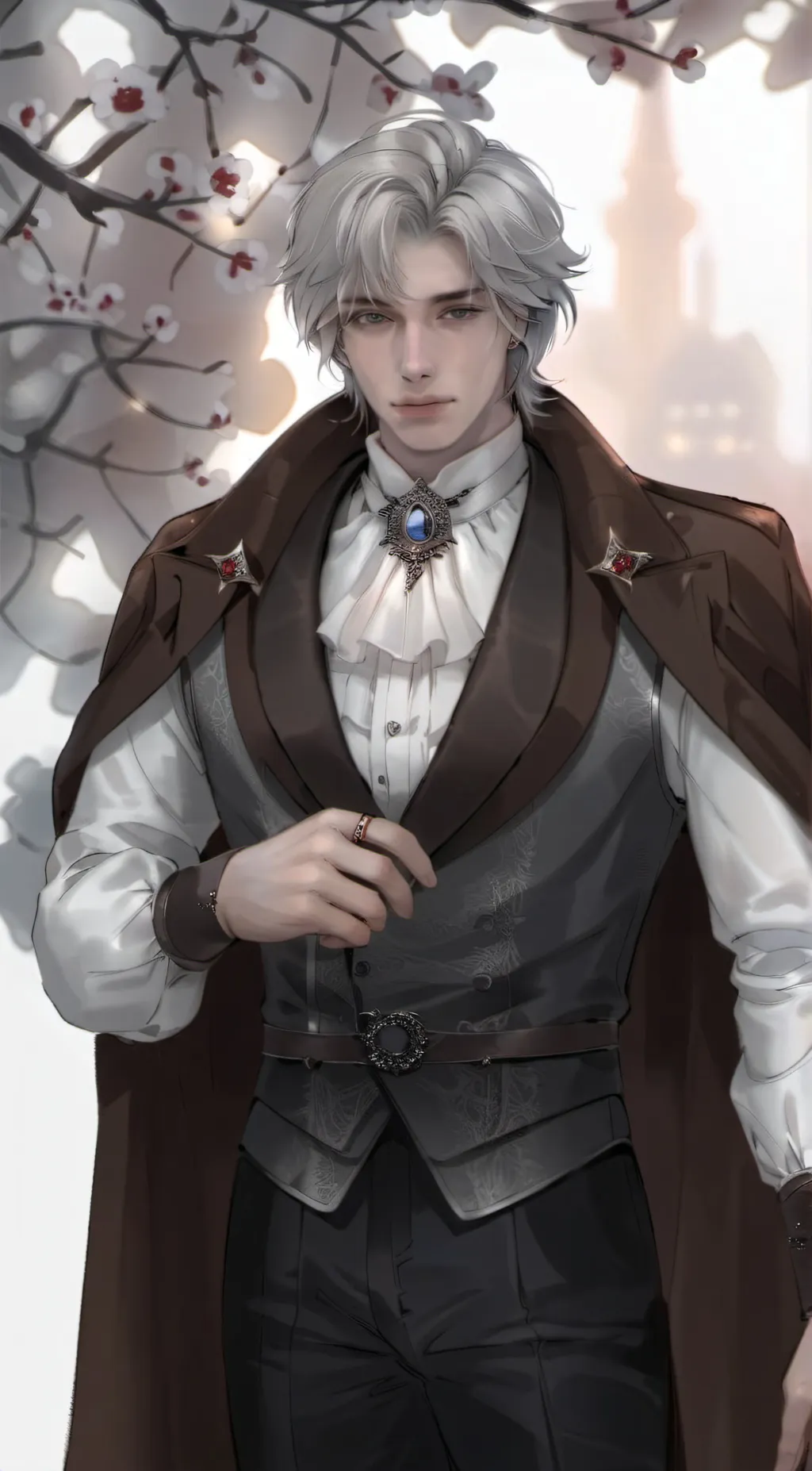 ai character: Cameron Redline background