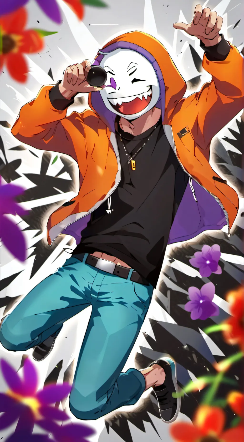 ai character: AzFk background