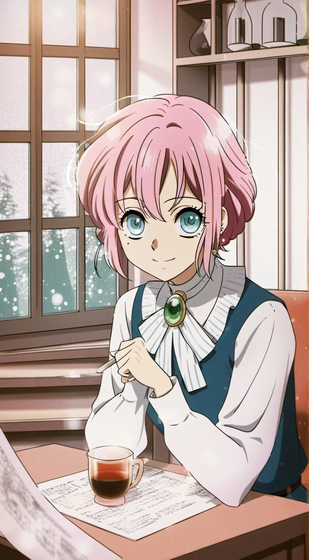 ai character: hashira sleepover! background