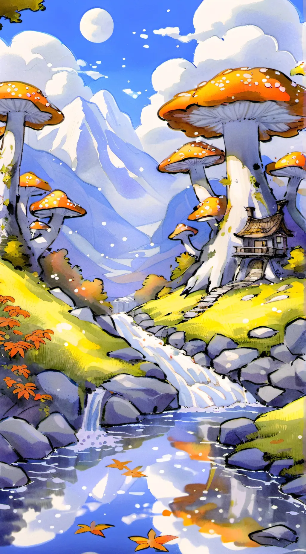 ai character: Scales of harmony background