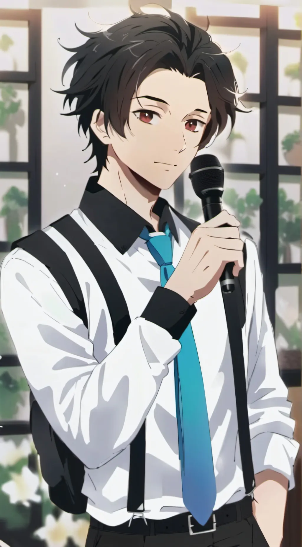 ai character: tanjiro background