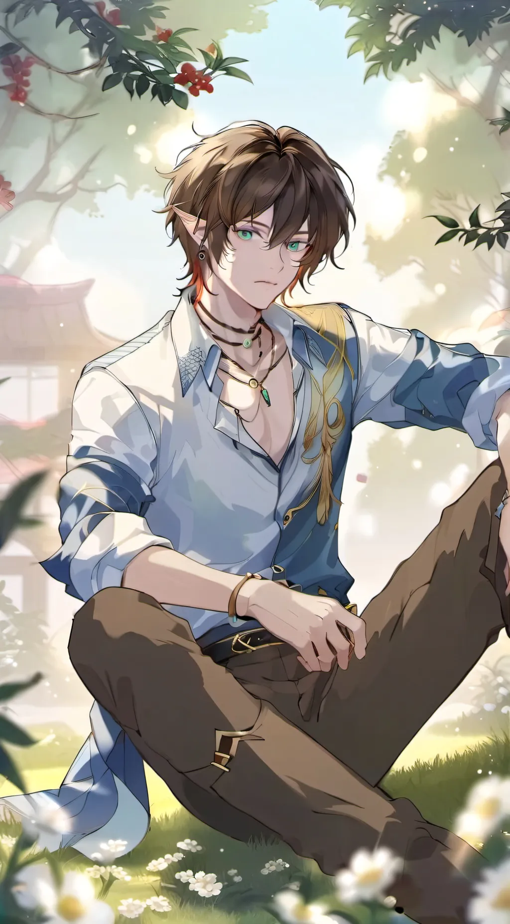 ai character: Tandir background