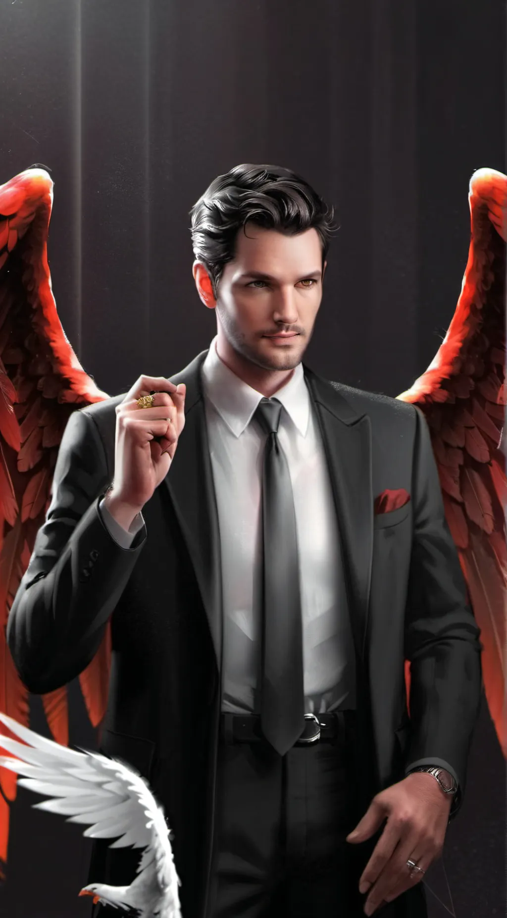 ai character: Lucifer M background