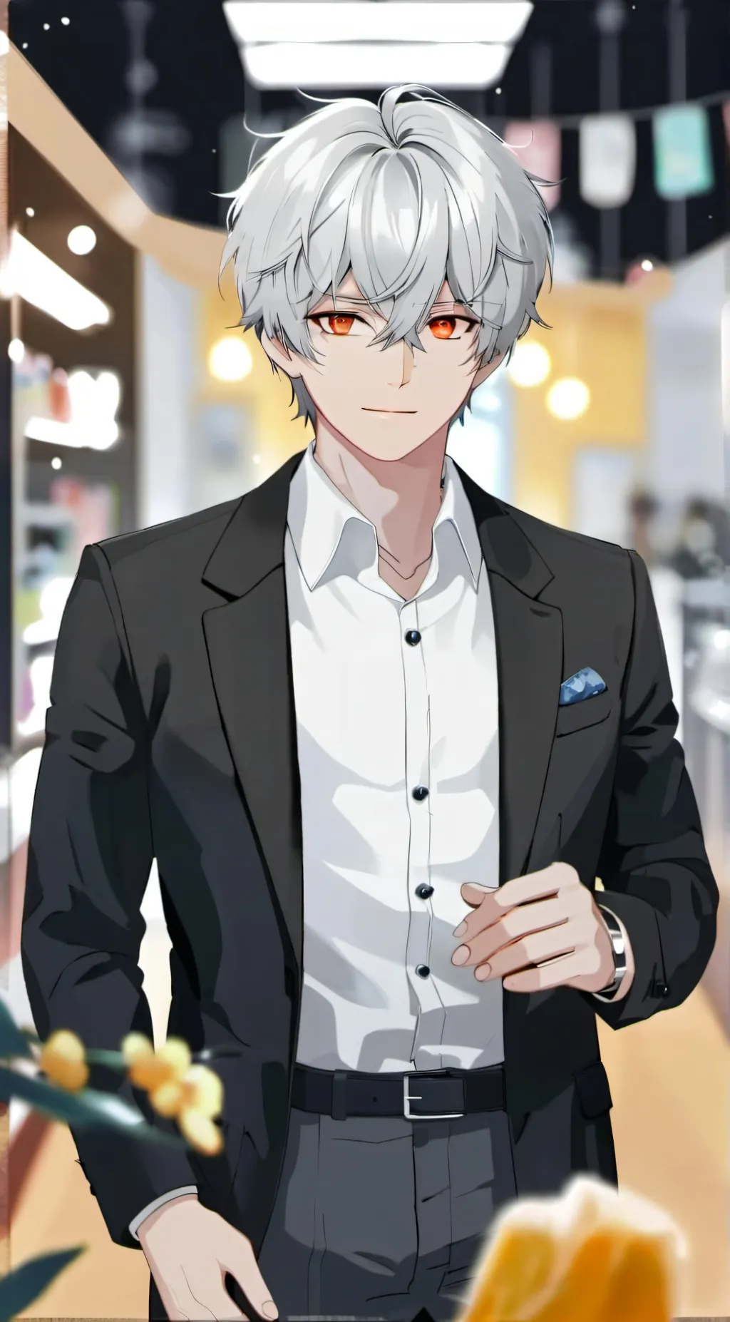 ai character: Adam  background