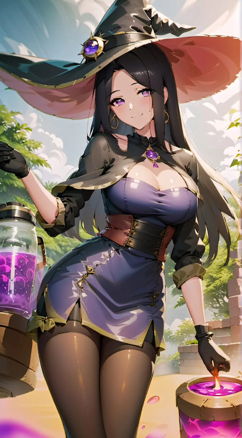 ai character: Luna background