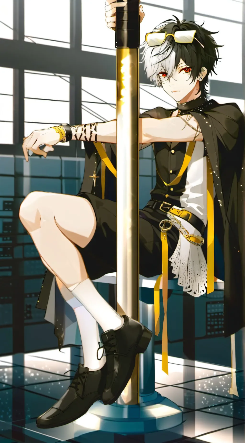 ai character: Pole (sorry)  background