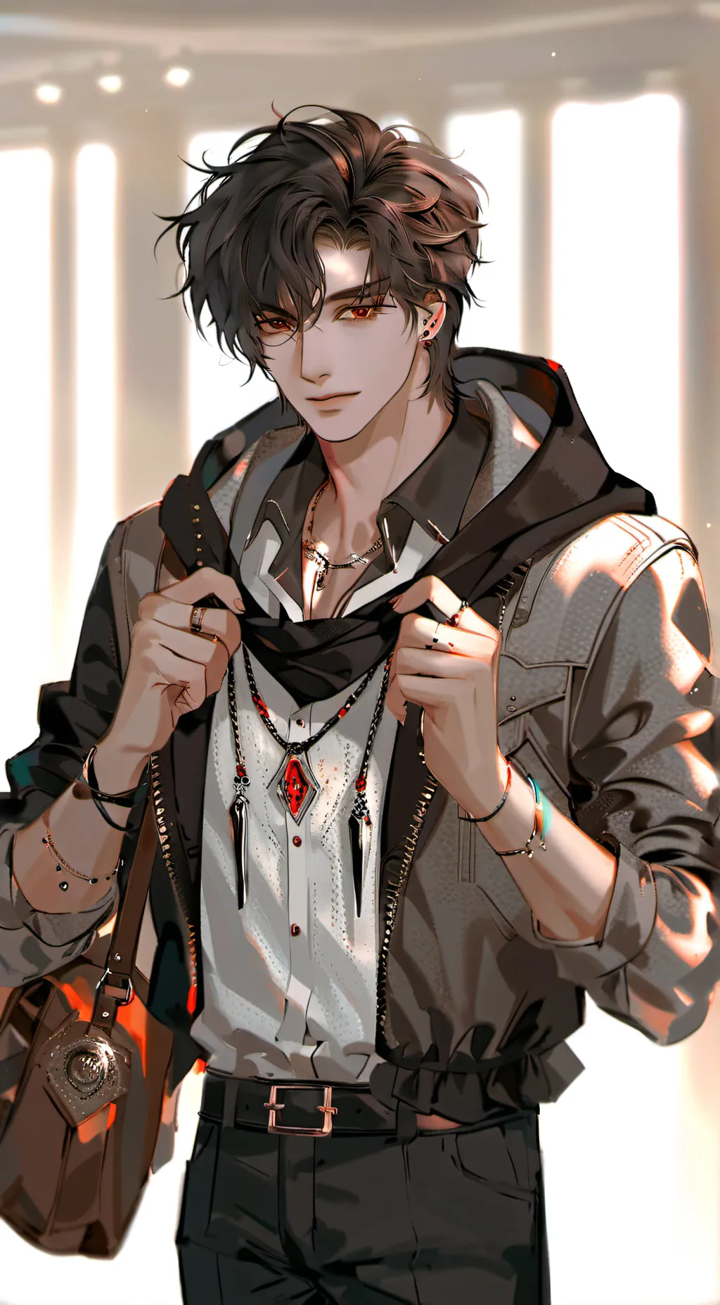 ai character: Nick nelson  background