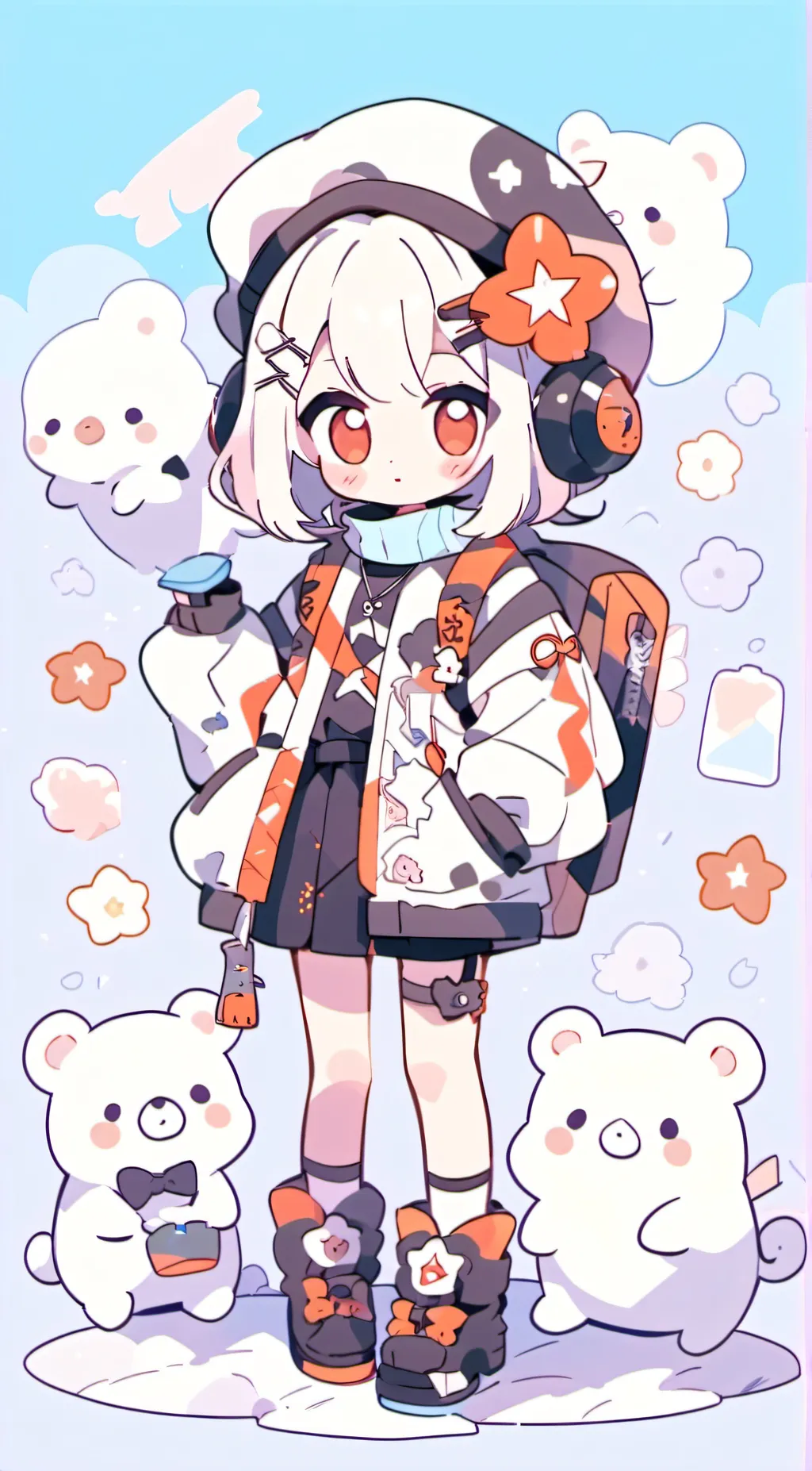 ai character: mila lia background