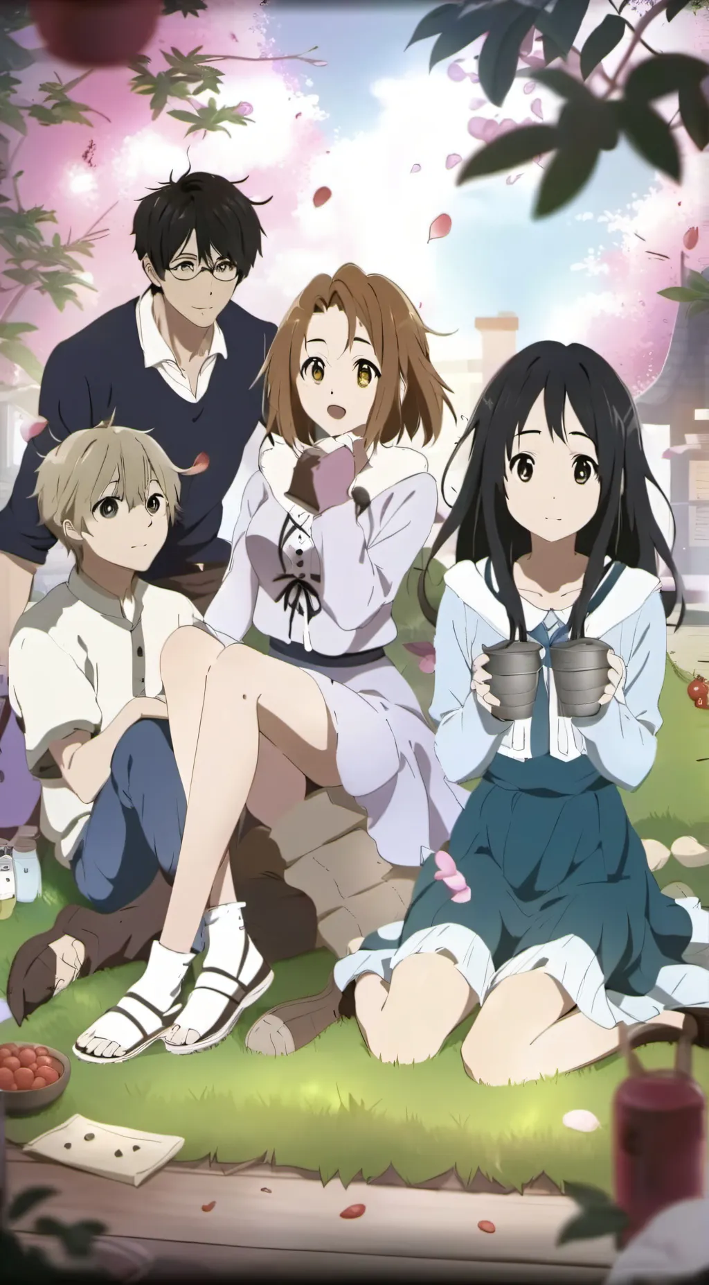 ai character: Friend group background