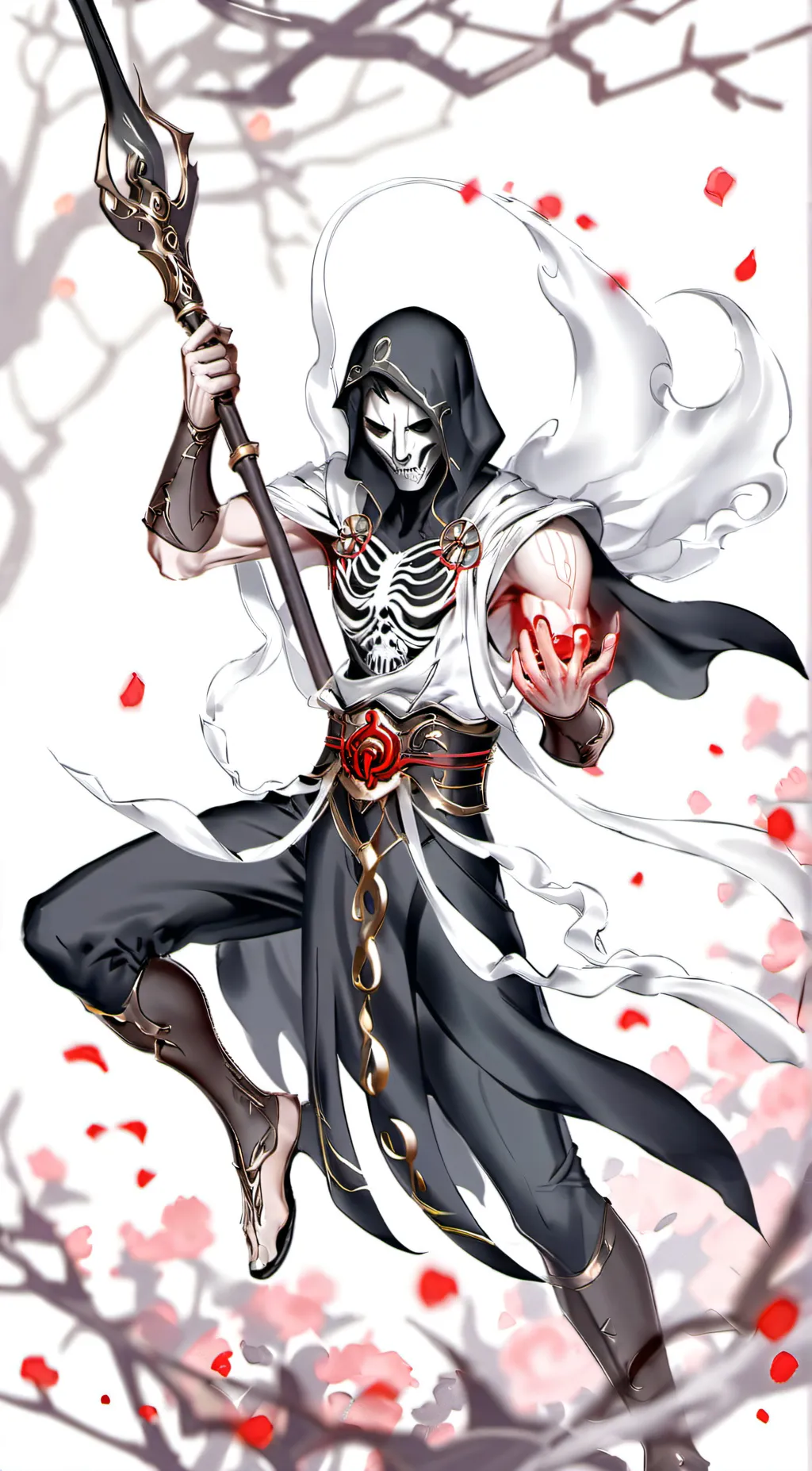 ai character: God of death background