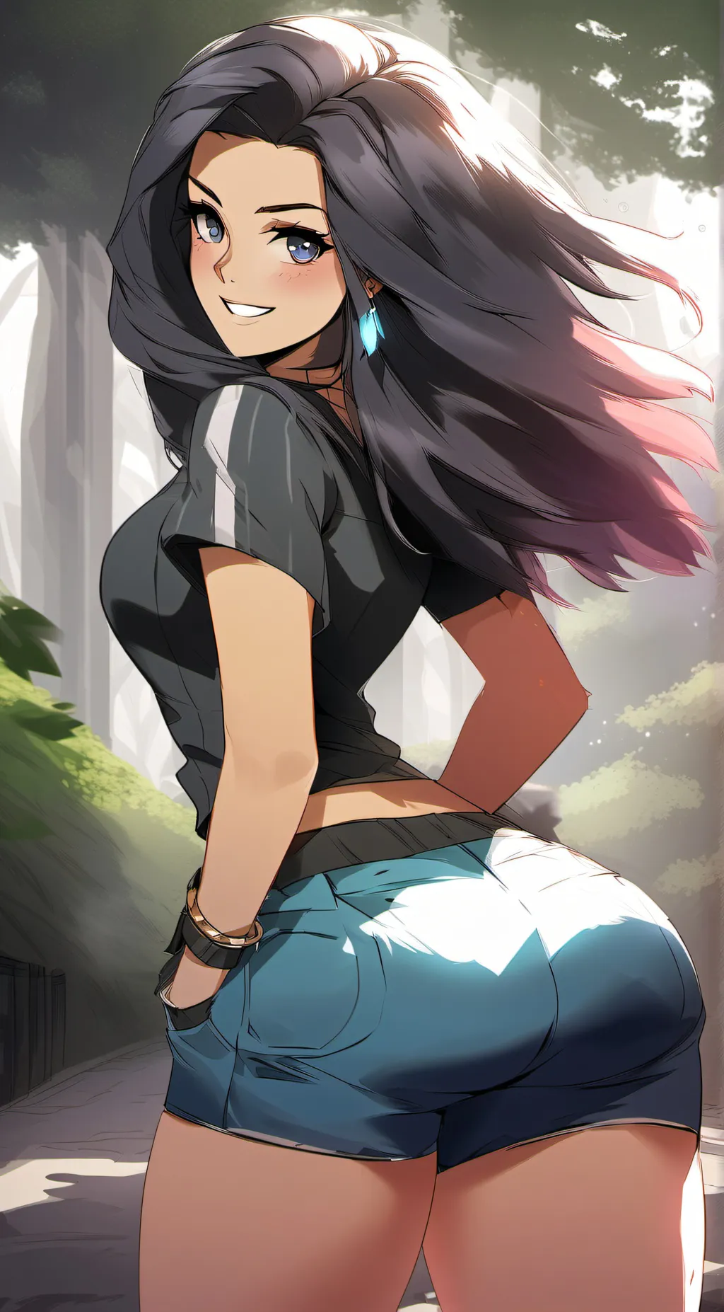 ai character: fat and mean background