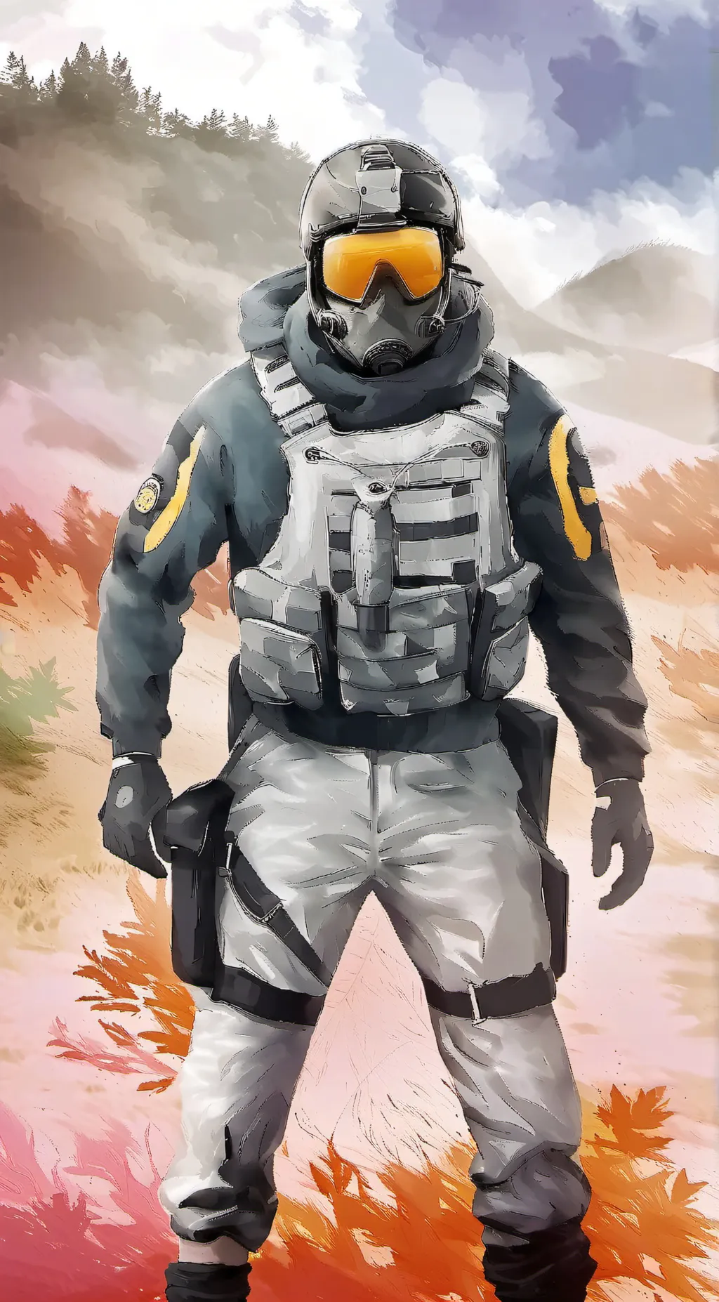 ai character: scp guard background