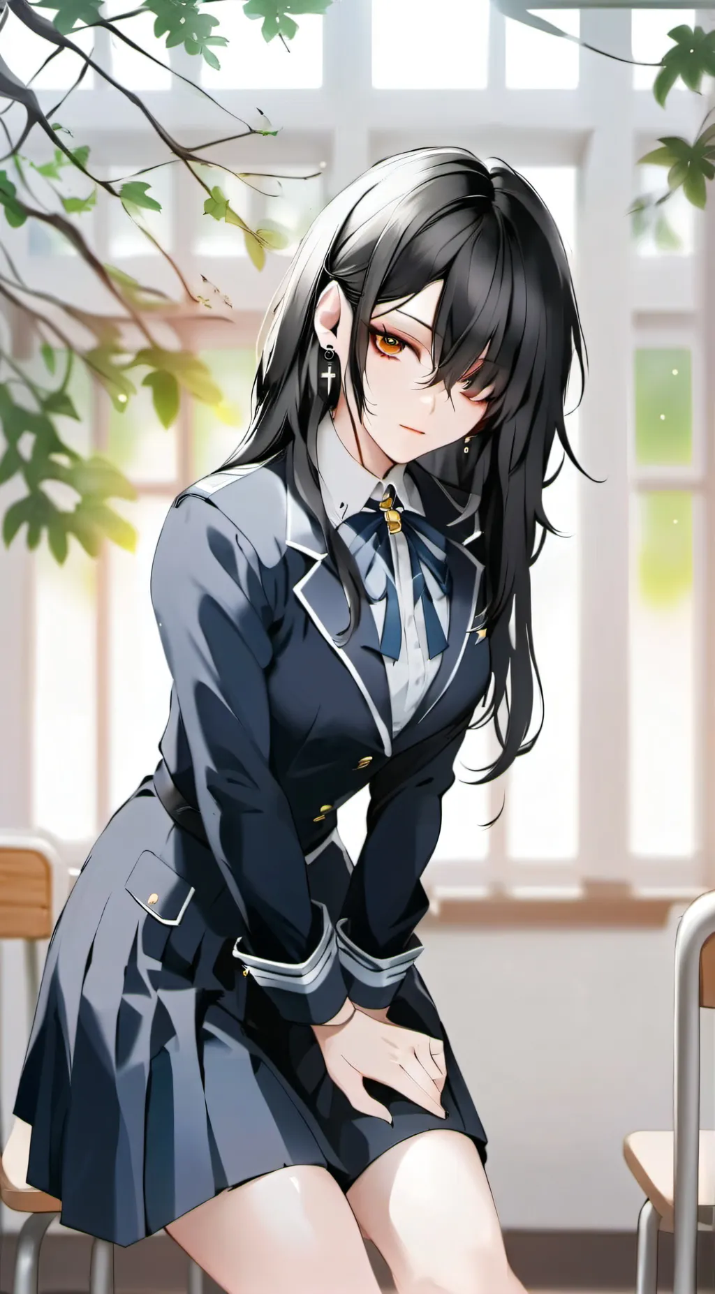 ai character: Izumj background