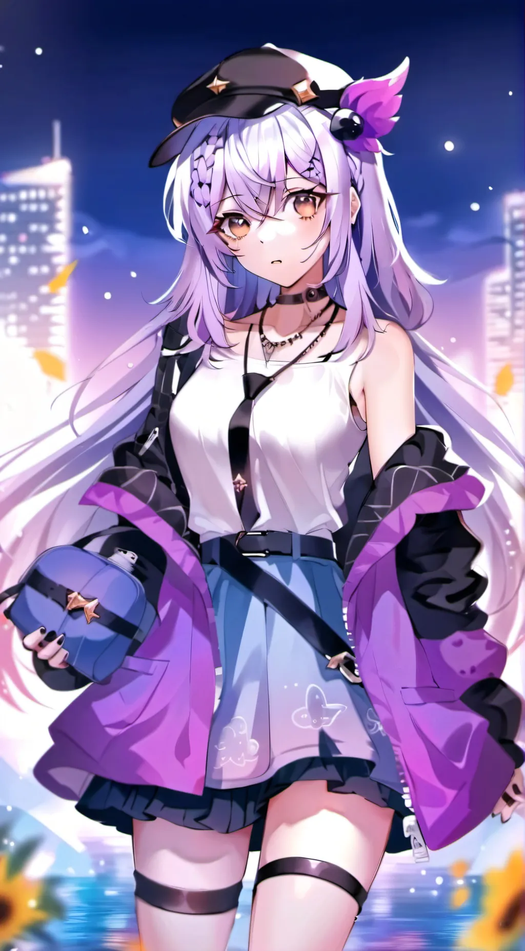 ai character: Luna background