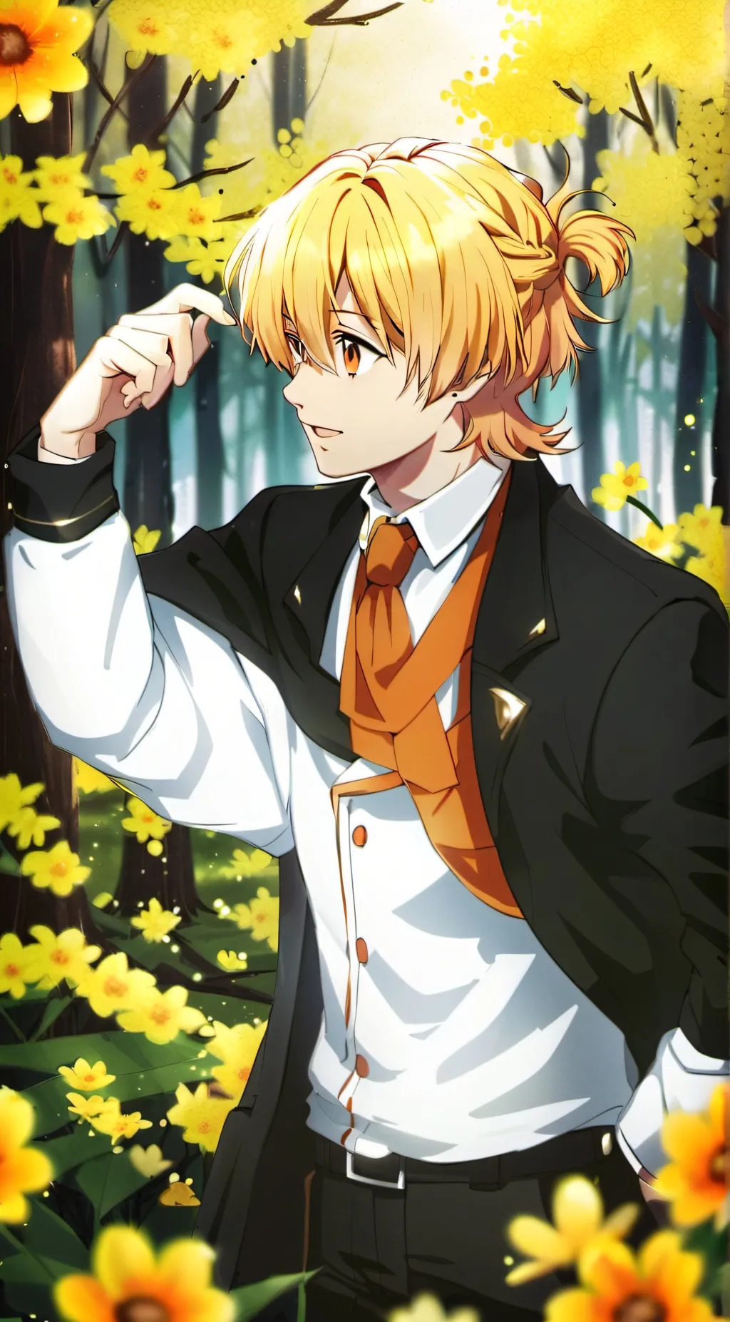 ai character: zenitsu background