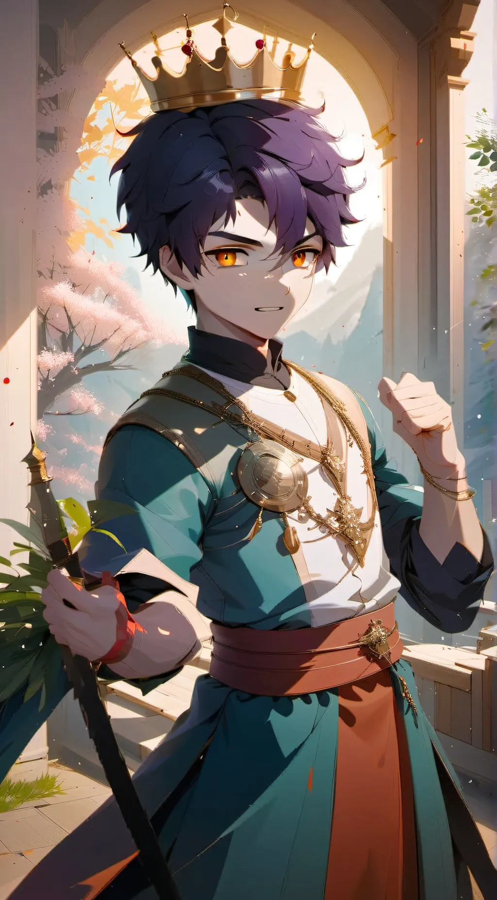 ai character: Prince Of kingdom background