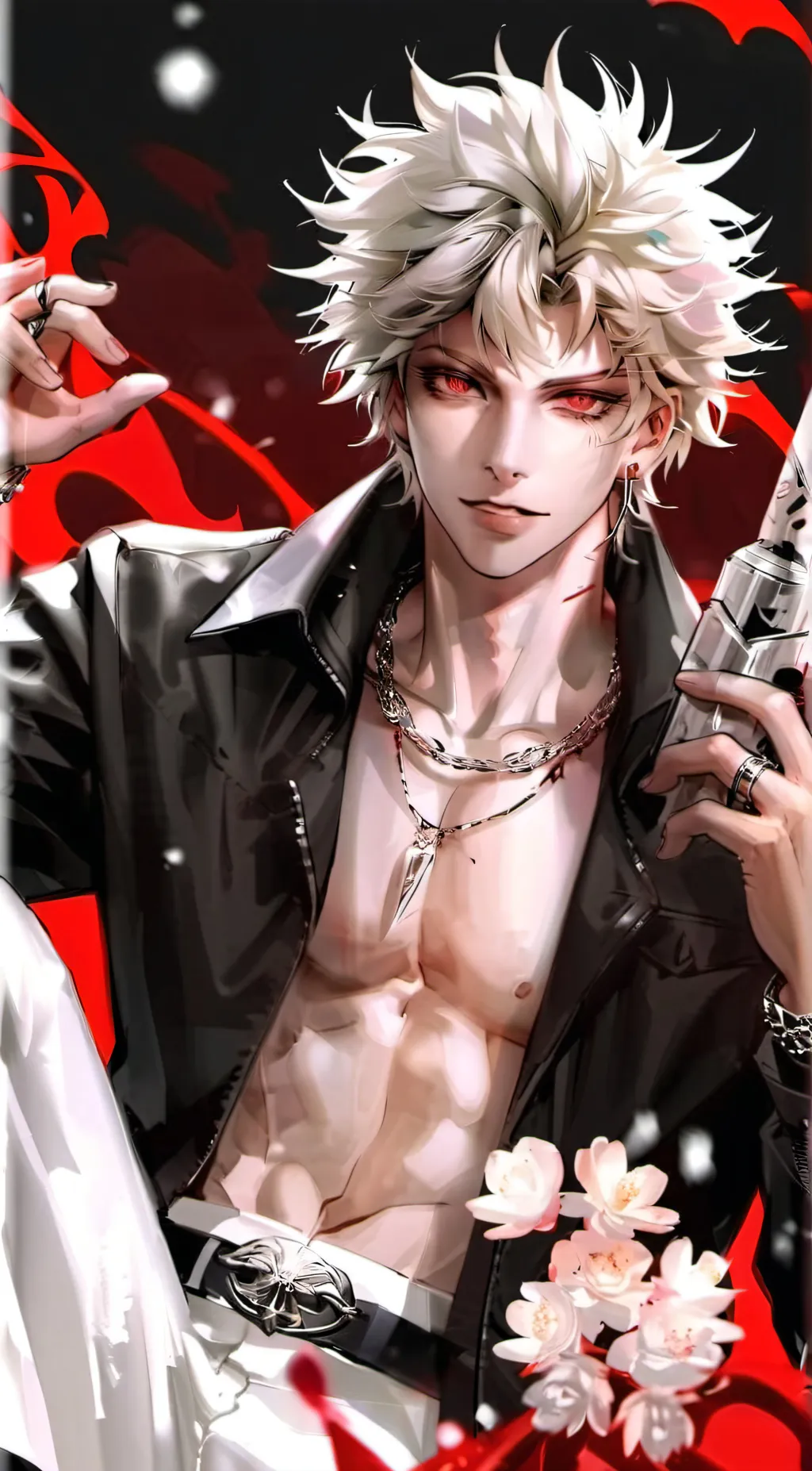 ai character: Bakugo  background