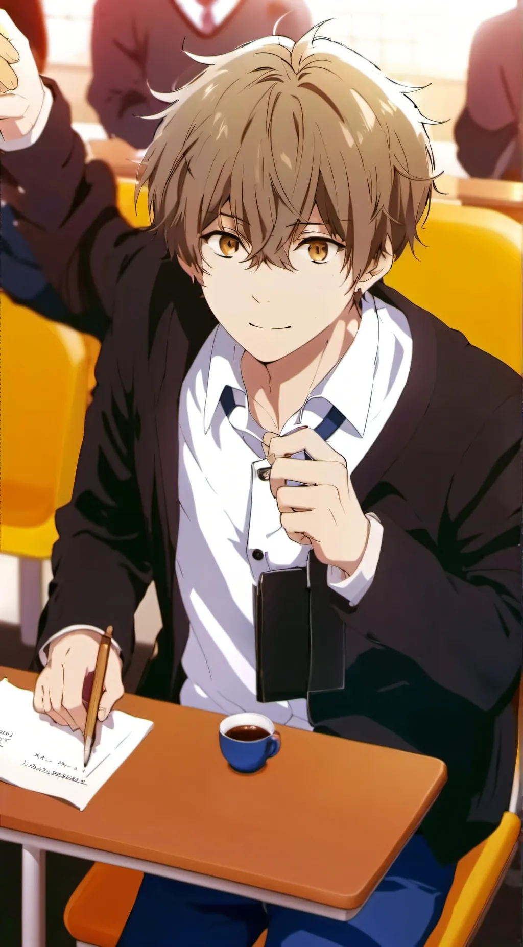 ai character: school background