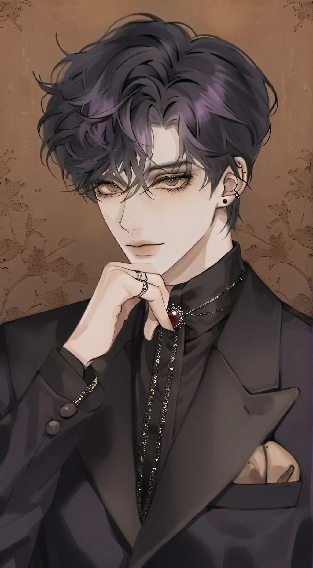 ai character: 💜~Nyx~💜 background