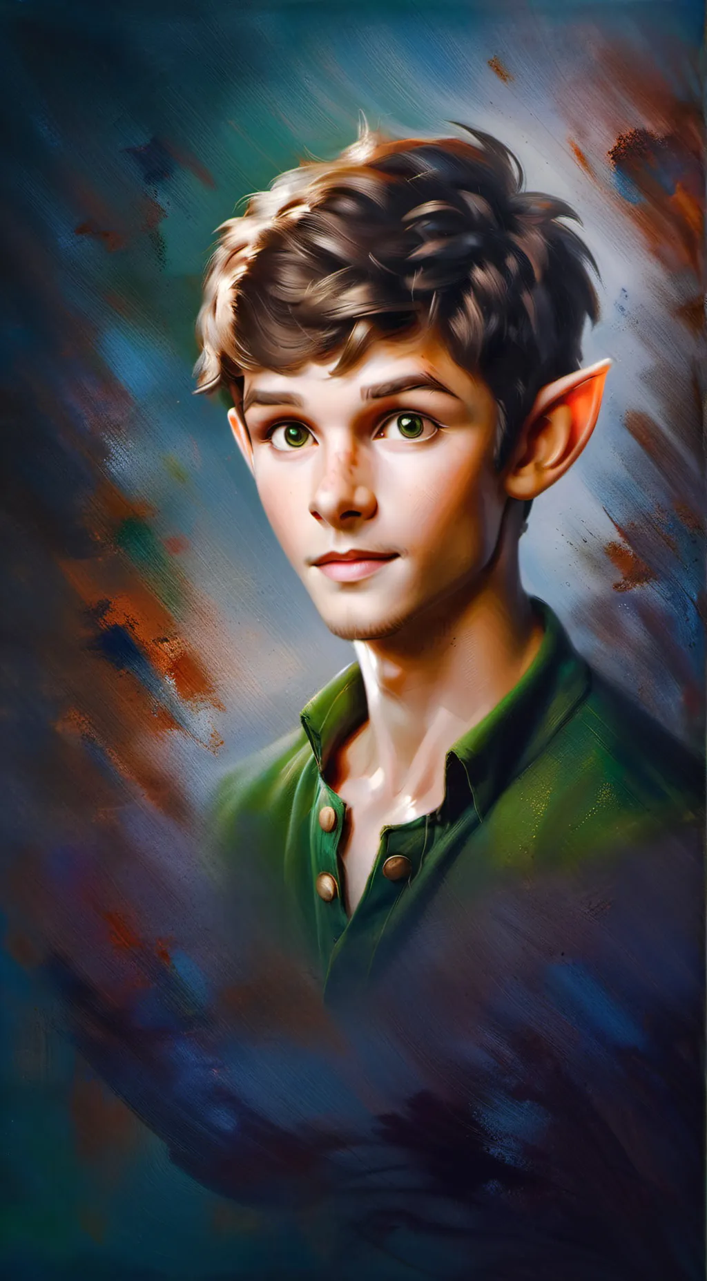 ai character: Peter Pan background