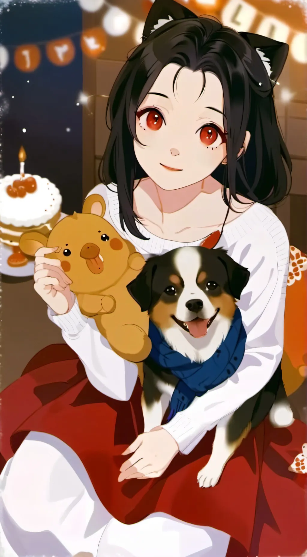 ai character: Ella background