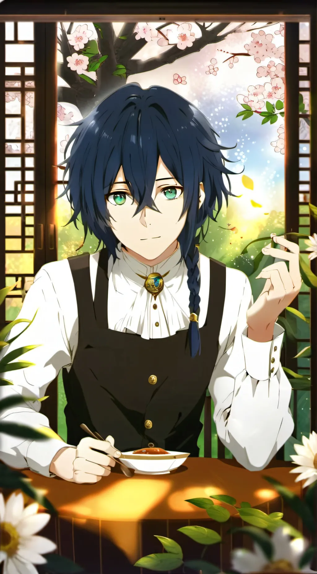 ai character: Frost Nelly Frosty background